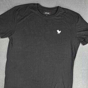 Bad Birdie Shirt Mens 2XL Black Golf Graphic Logo Bird Back Print Cotton Tee